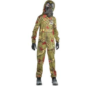 New amscan Child Quarantine Zombie Halloween Costume small 4-6 boys